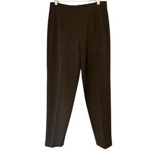 Fabrizio Gianni Stretch High Waist Ponti-Knit Pant Brown Women's Size 30 Career